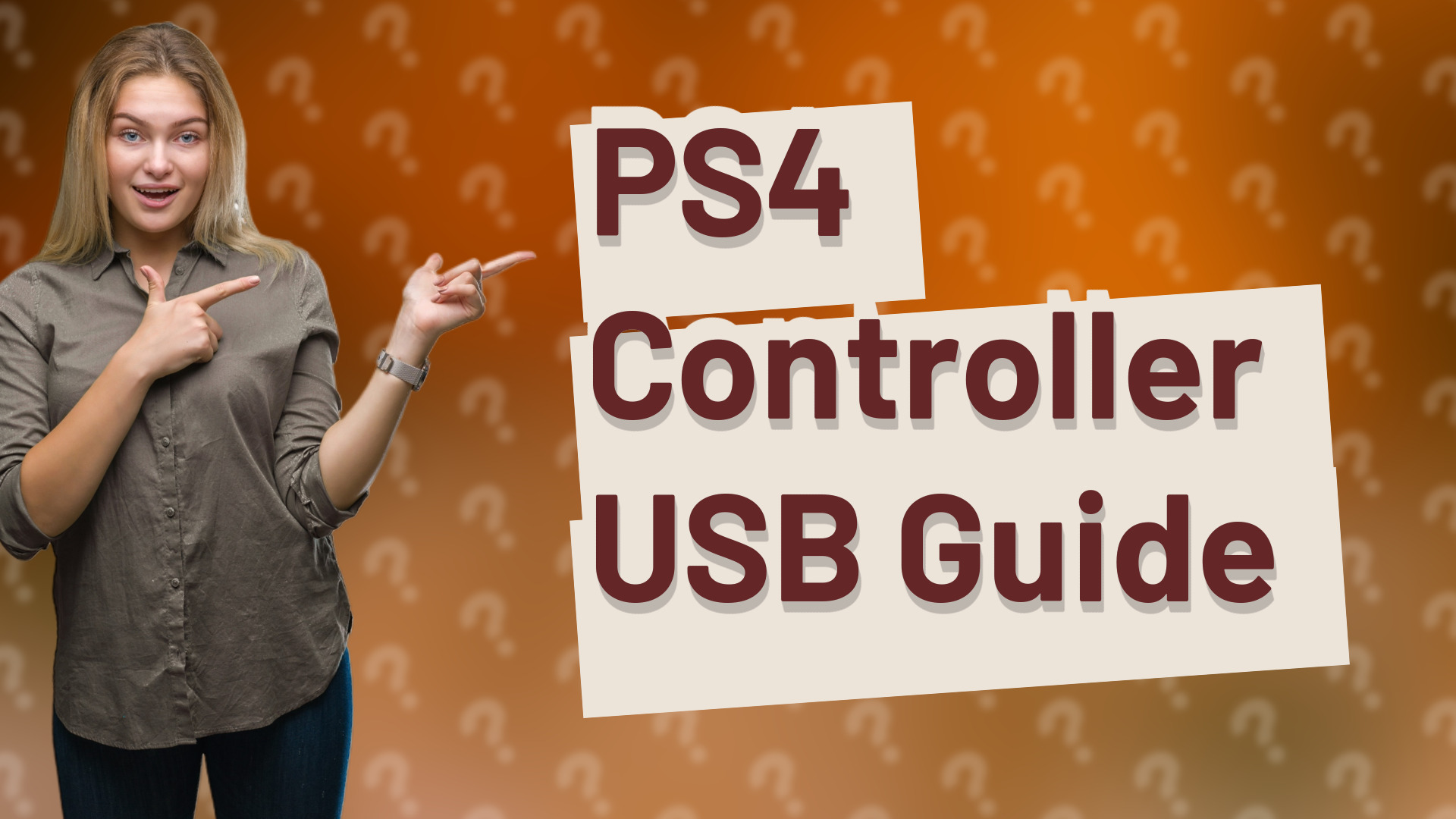 PS4 Controller USB Guide