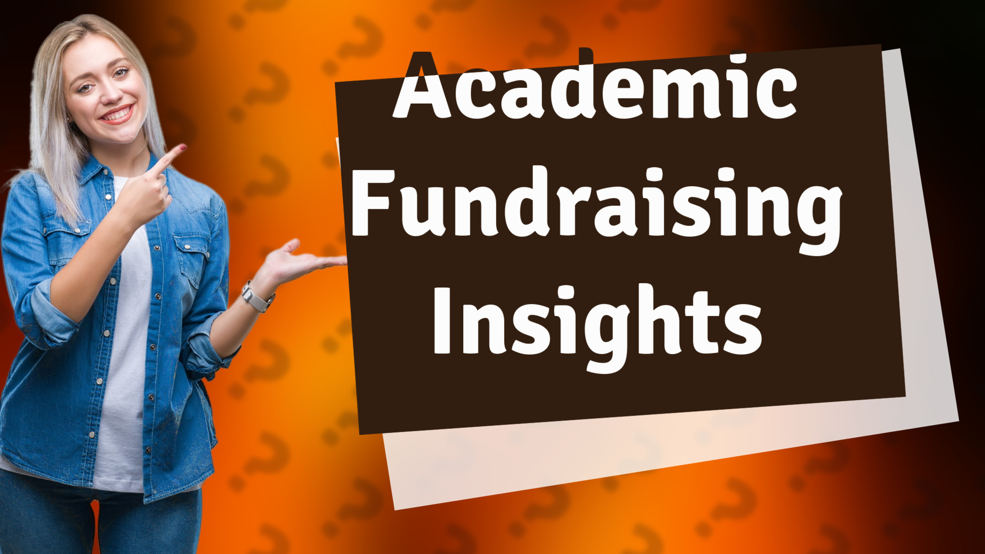 Academic Fundraising Insights
