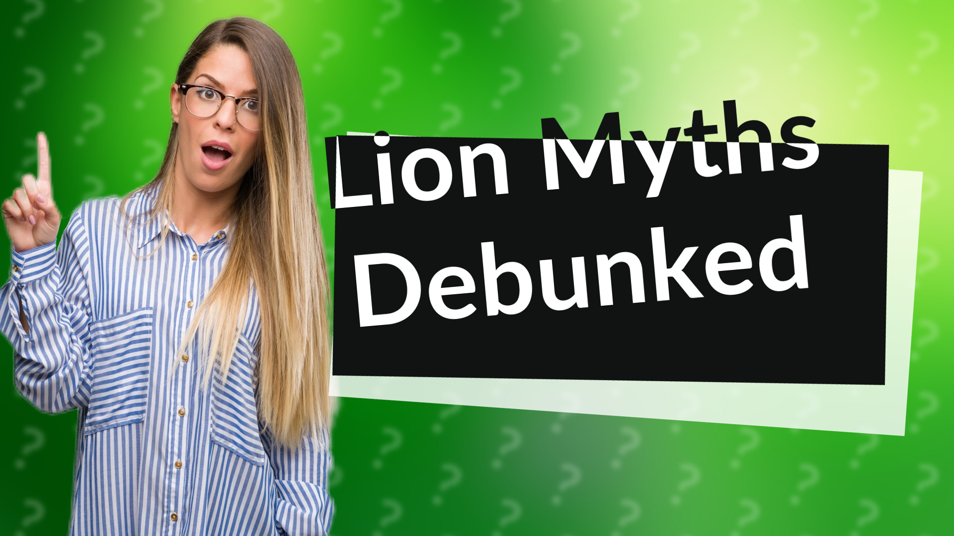 Lion Myths Debunked