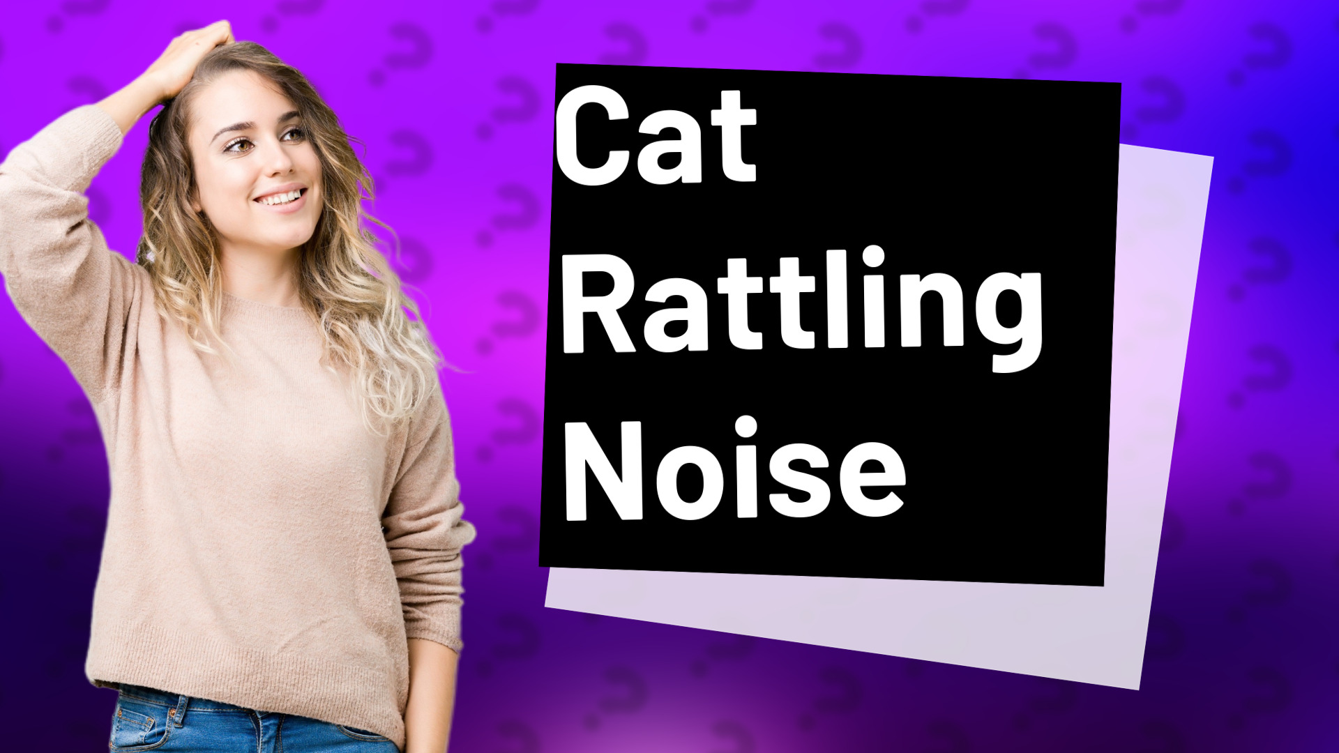 Cat Rattling Noise