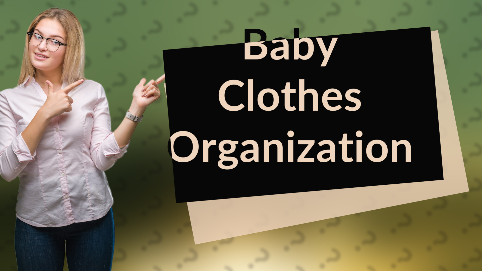 Baby Clothes Organization