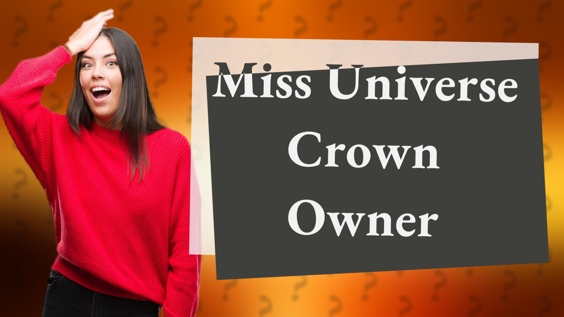 Miss Universe Crown Owner