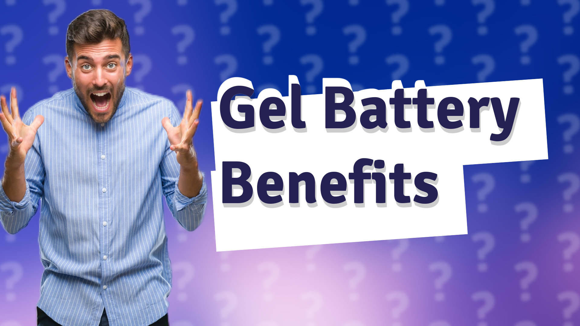 Gel Battery Benefits