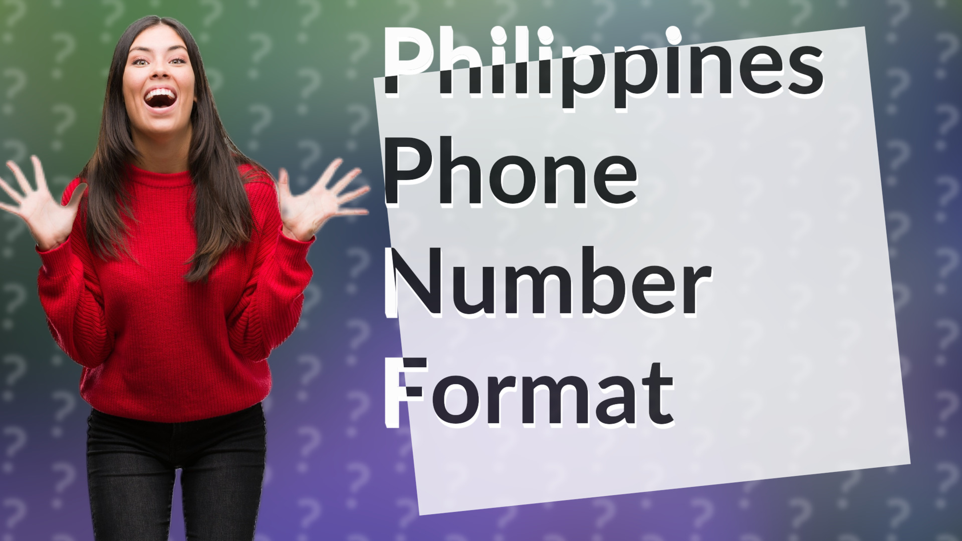 Philippines Phone Number Format