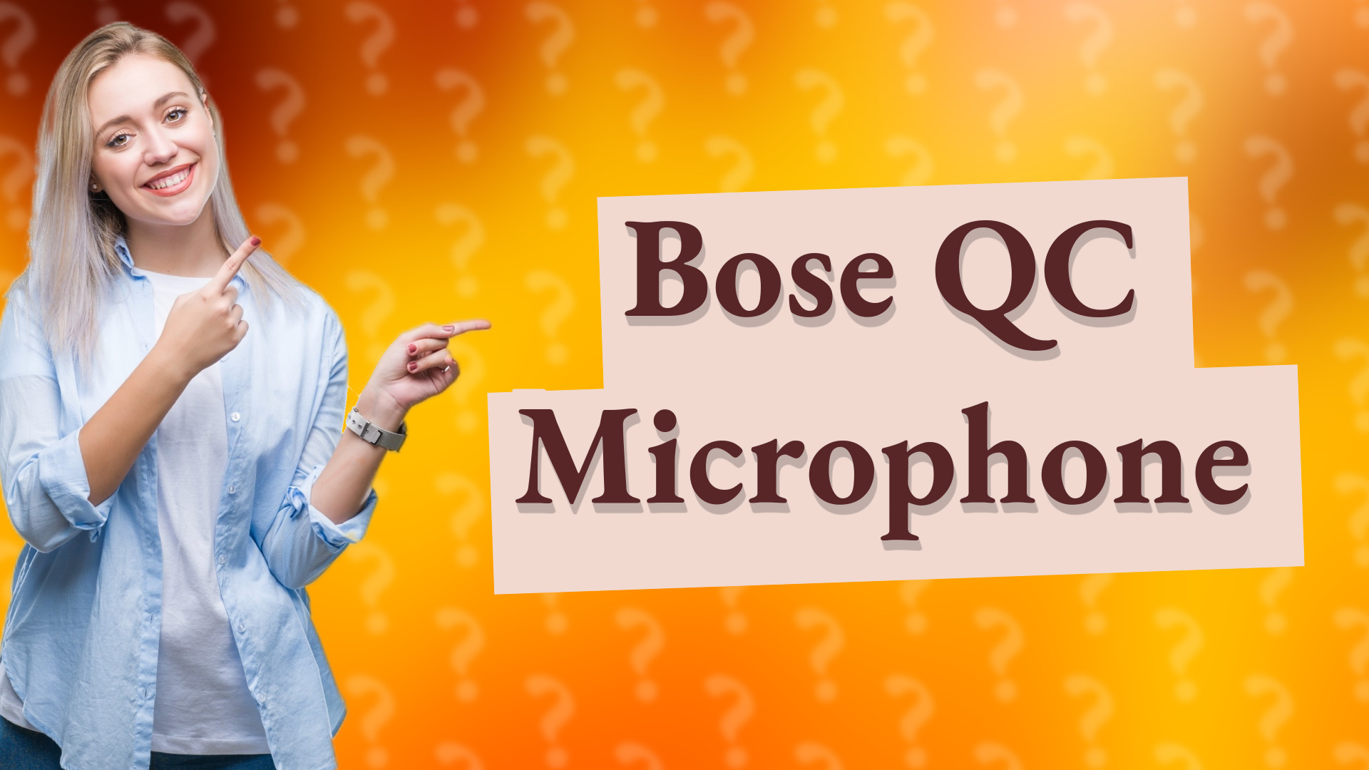 Bose QC Microphone