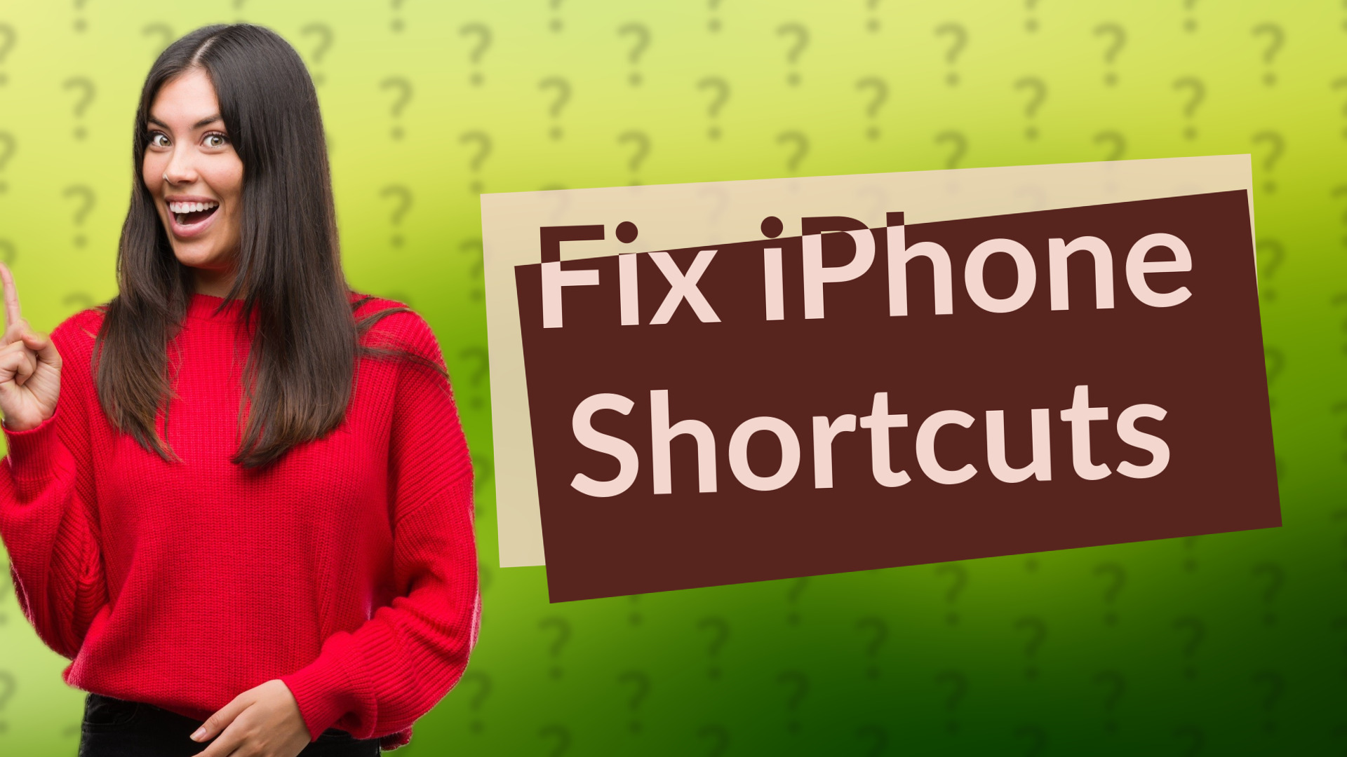 Fix iPhone Shortcuts