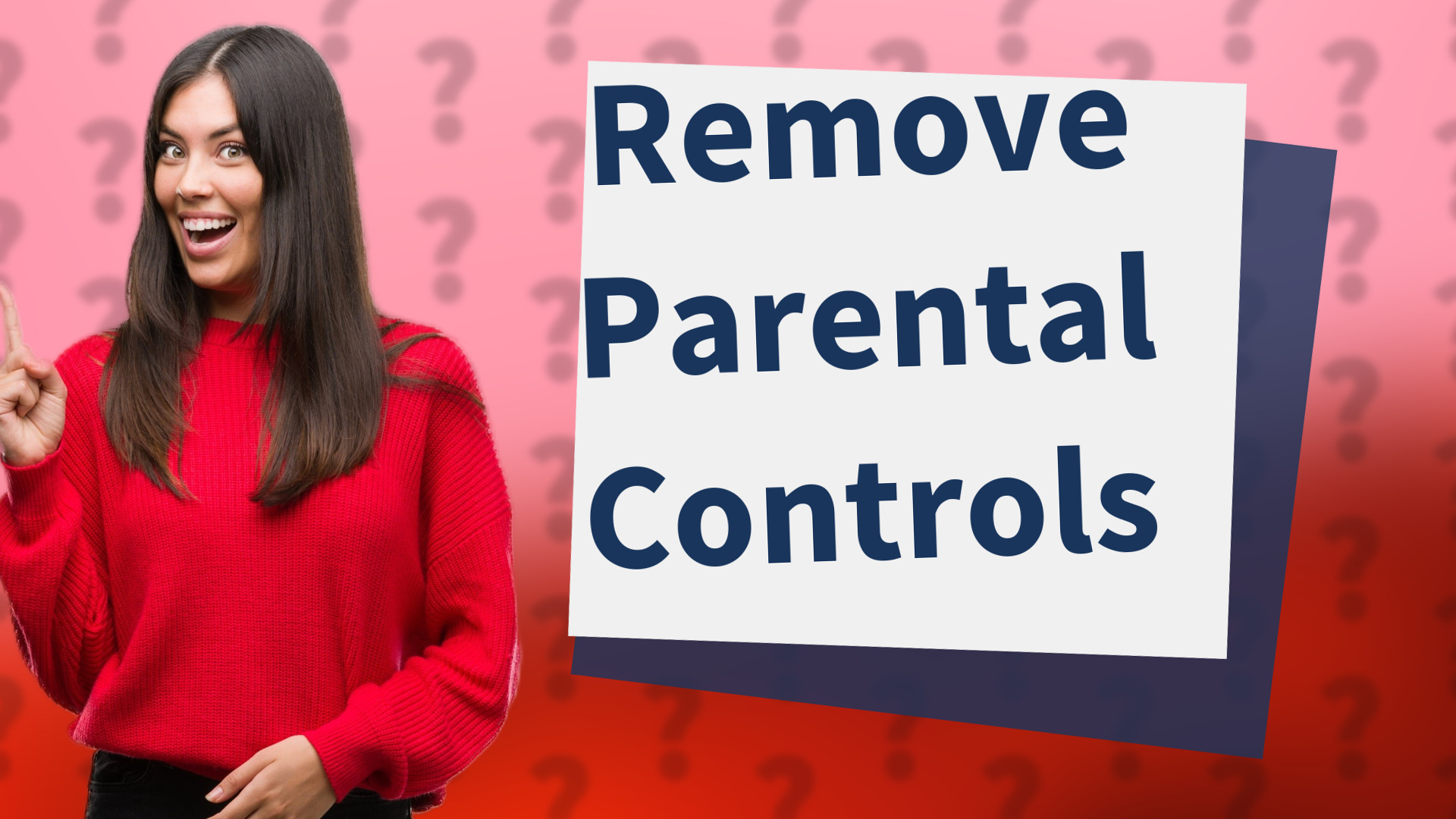 Remove Parental Controls