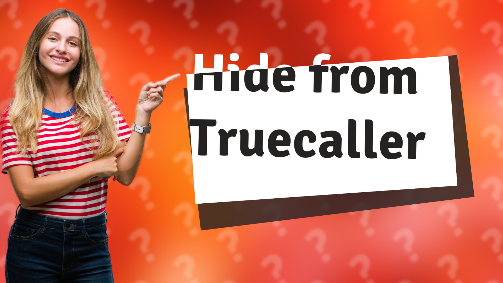 Hide from Truecaller
