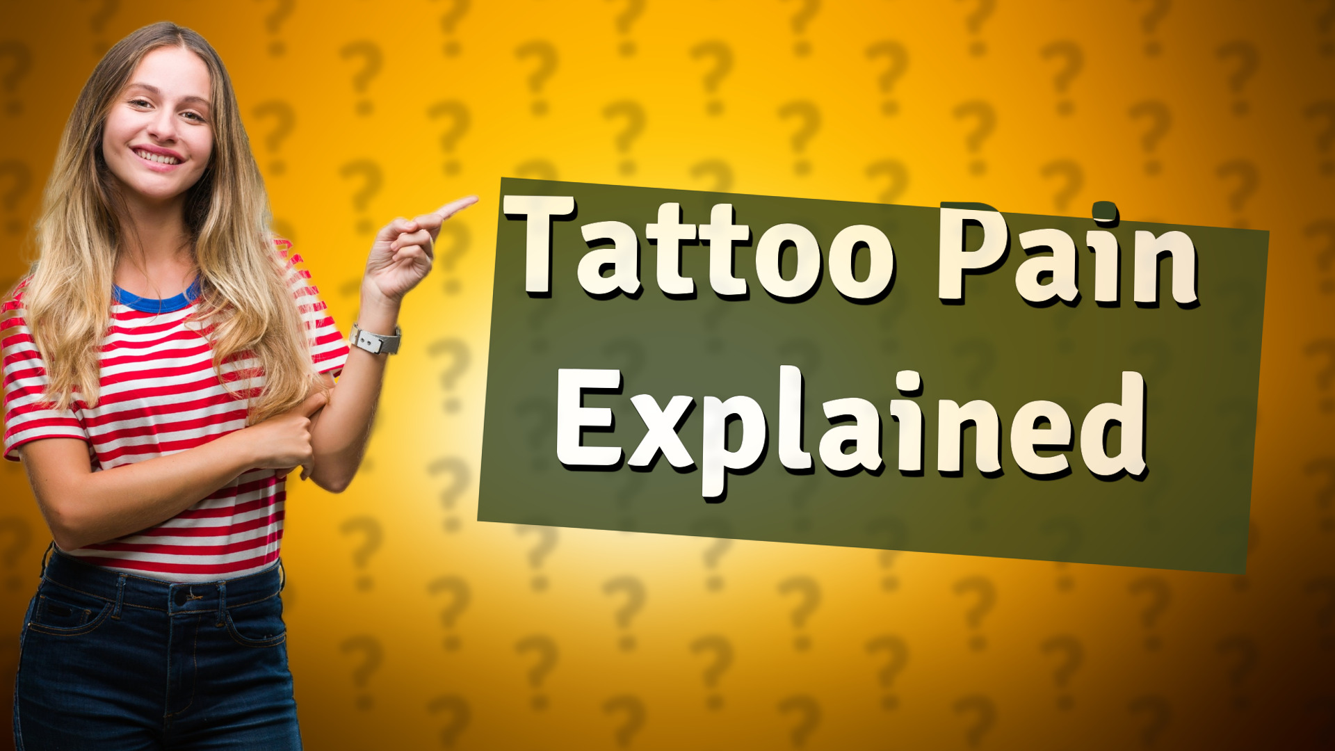 Tattoo Pain Explained