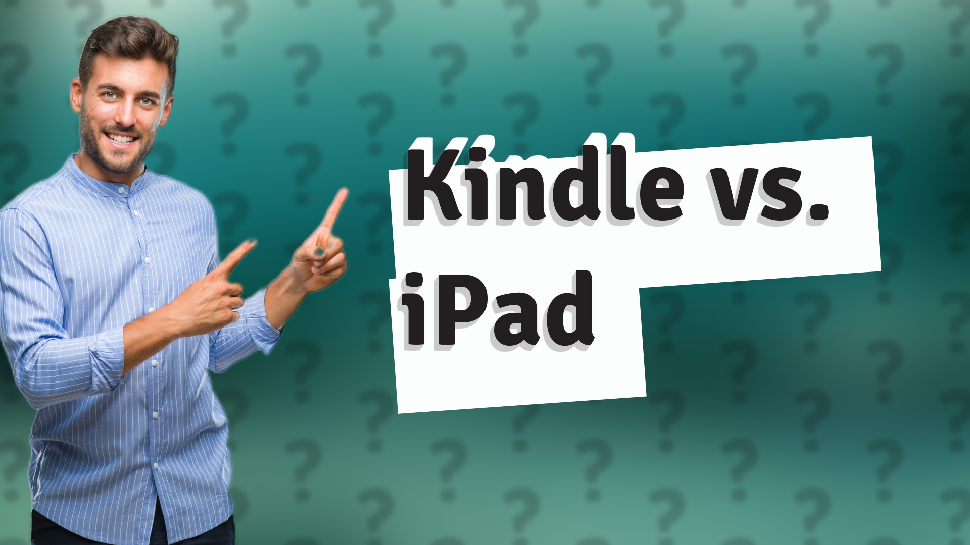 Kindle vs. iPad