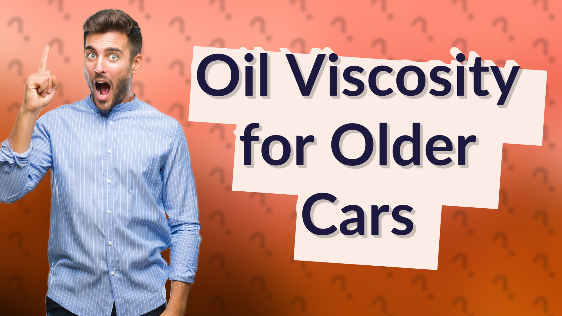 Oil Viscosity for Older Cars