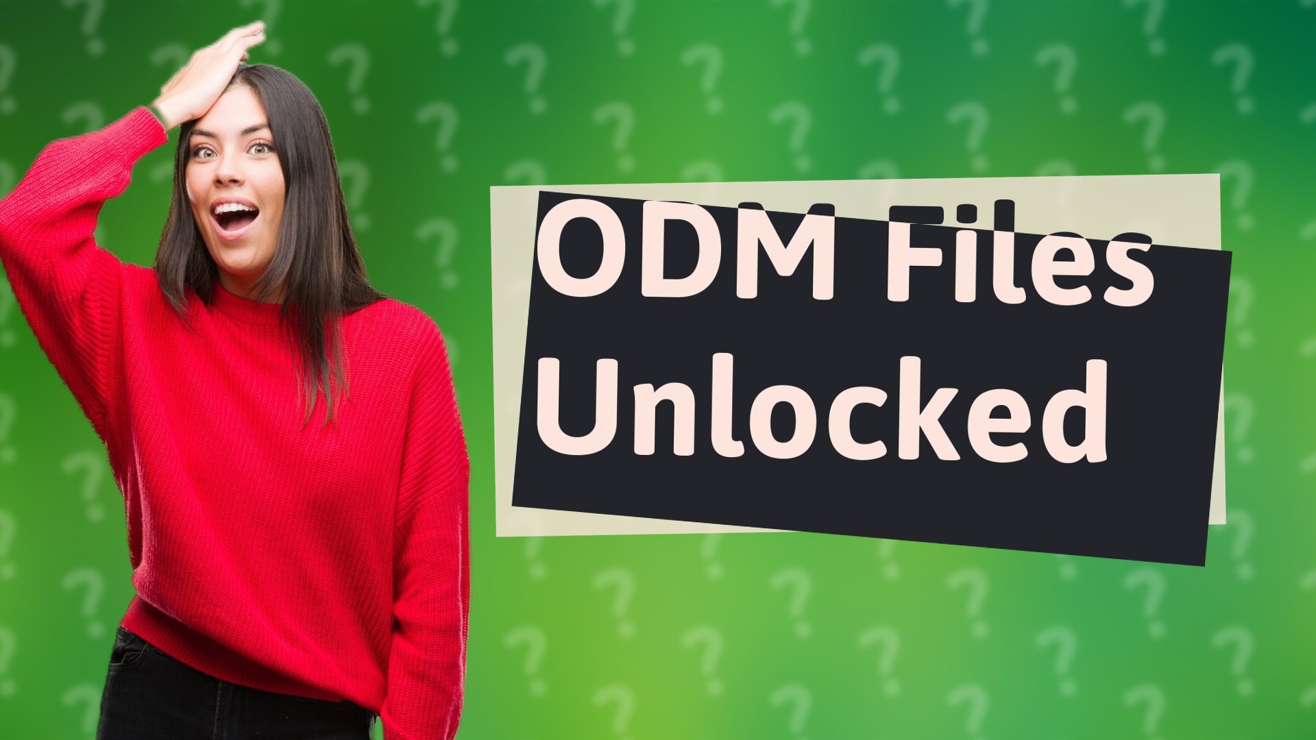 ODM Files Unlocked