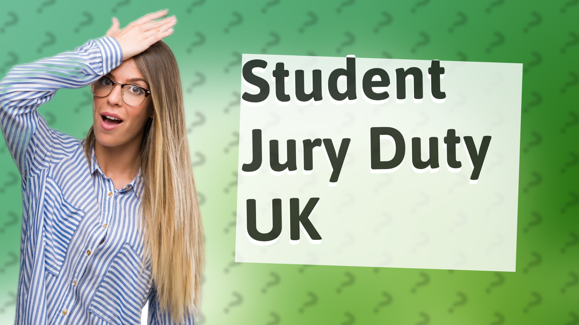 Student Jury Duty UK