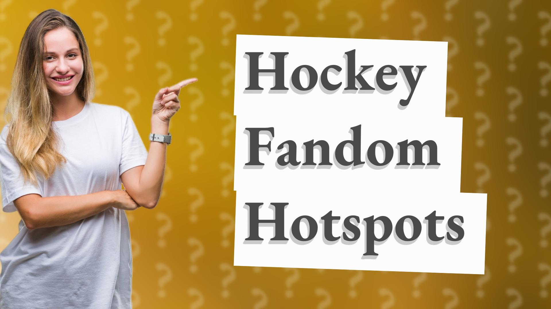 Hockey Fandom Hotspots