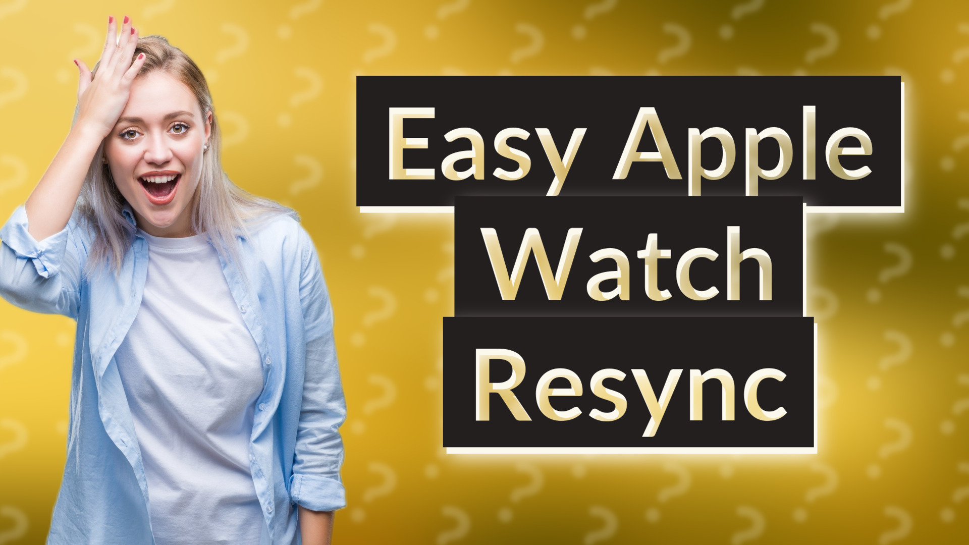 Easy Apple Watch Resync