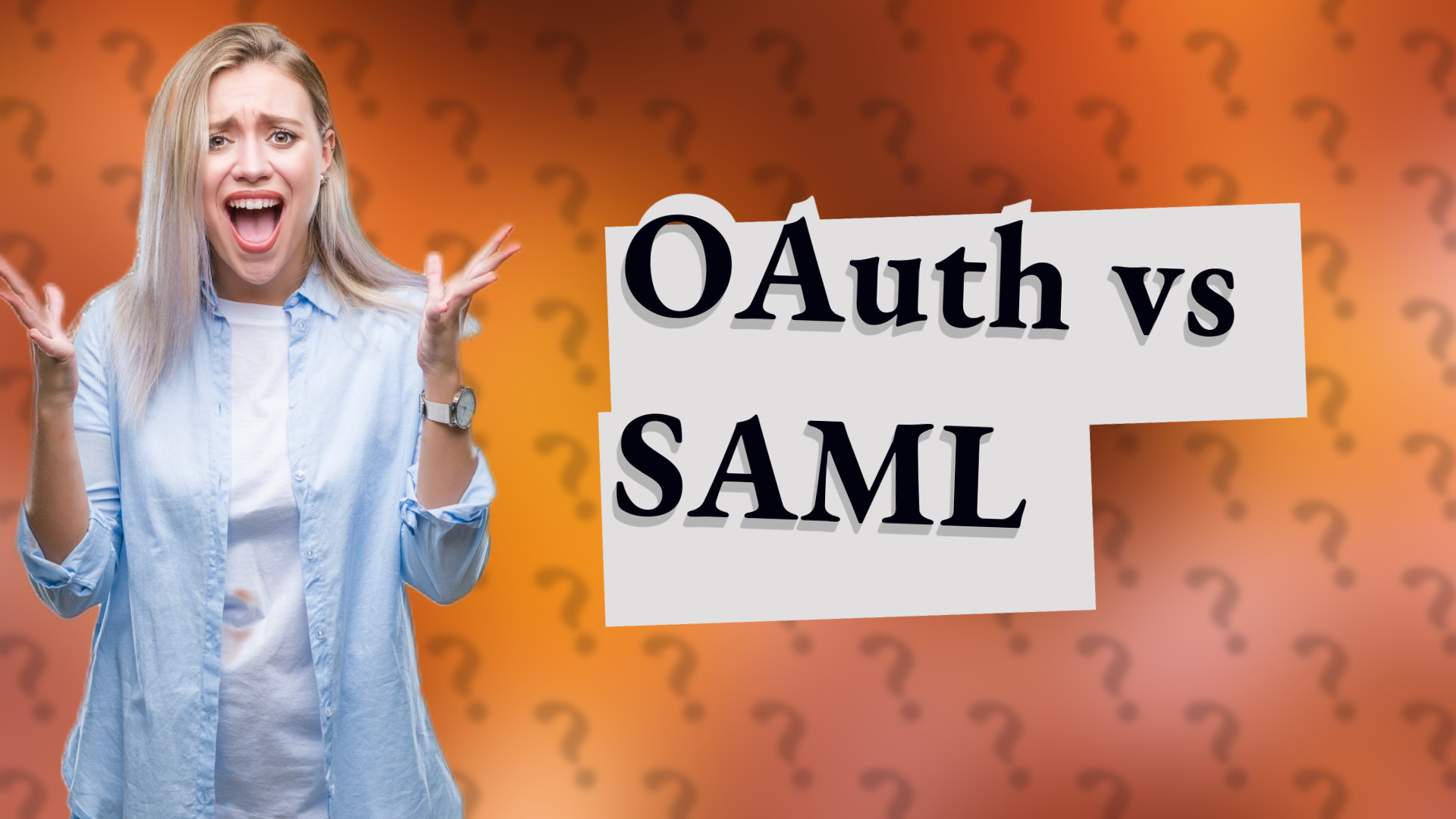 OAuth vs SAML