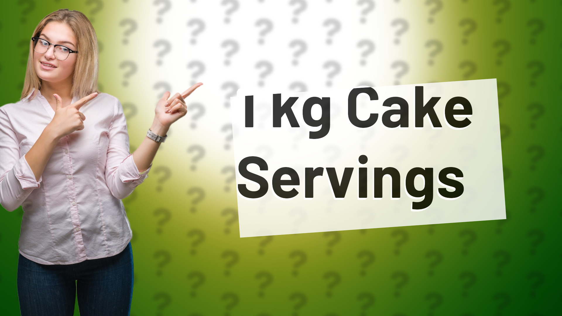 1 kg Cake Servings