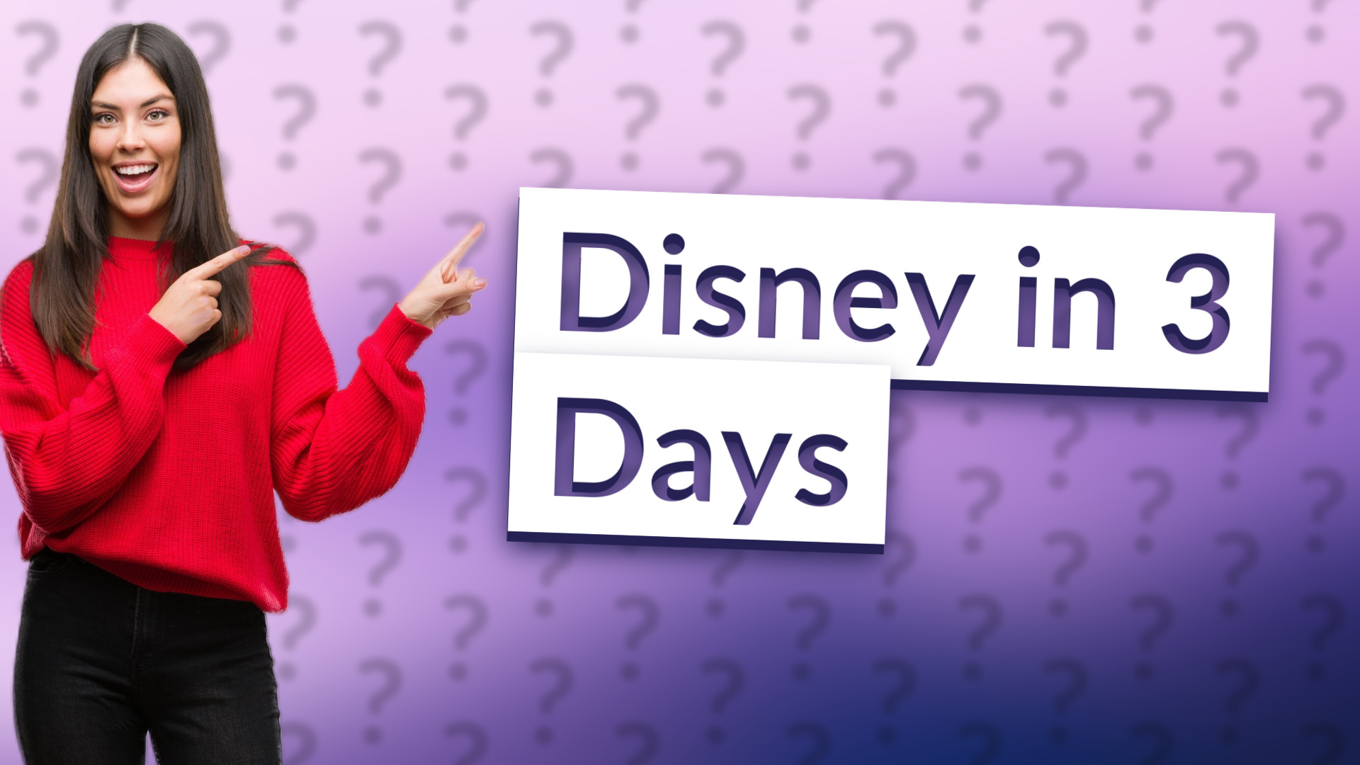 Disney in 3 Days