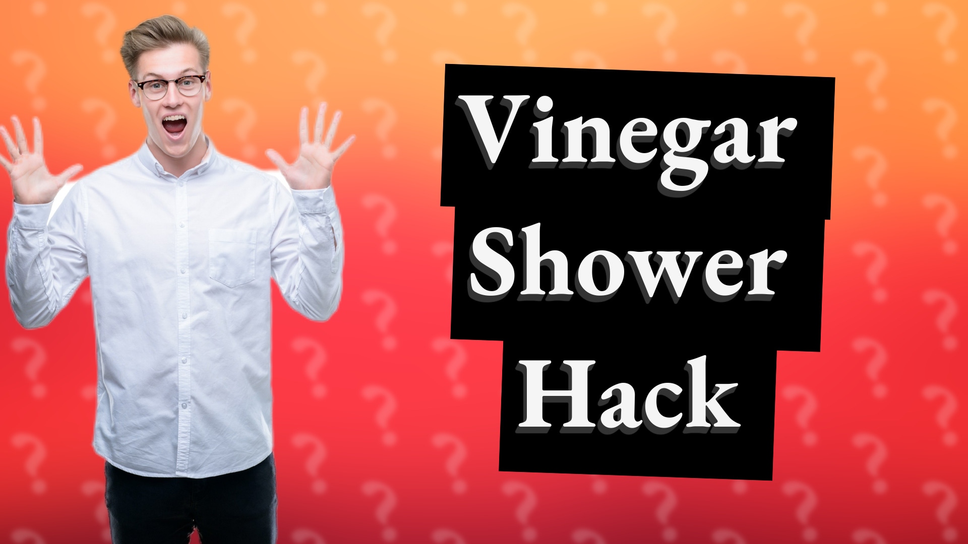 Vinegar Shower Hack