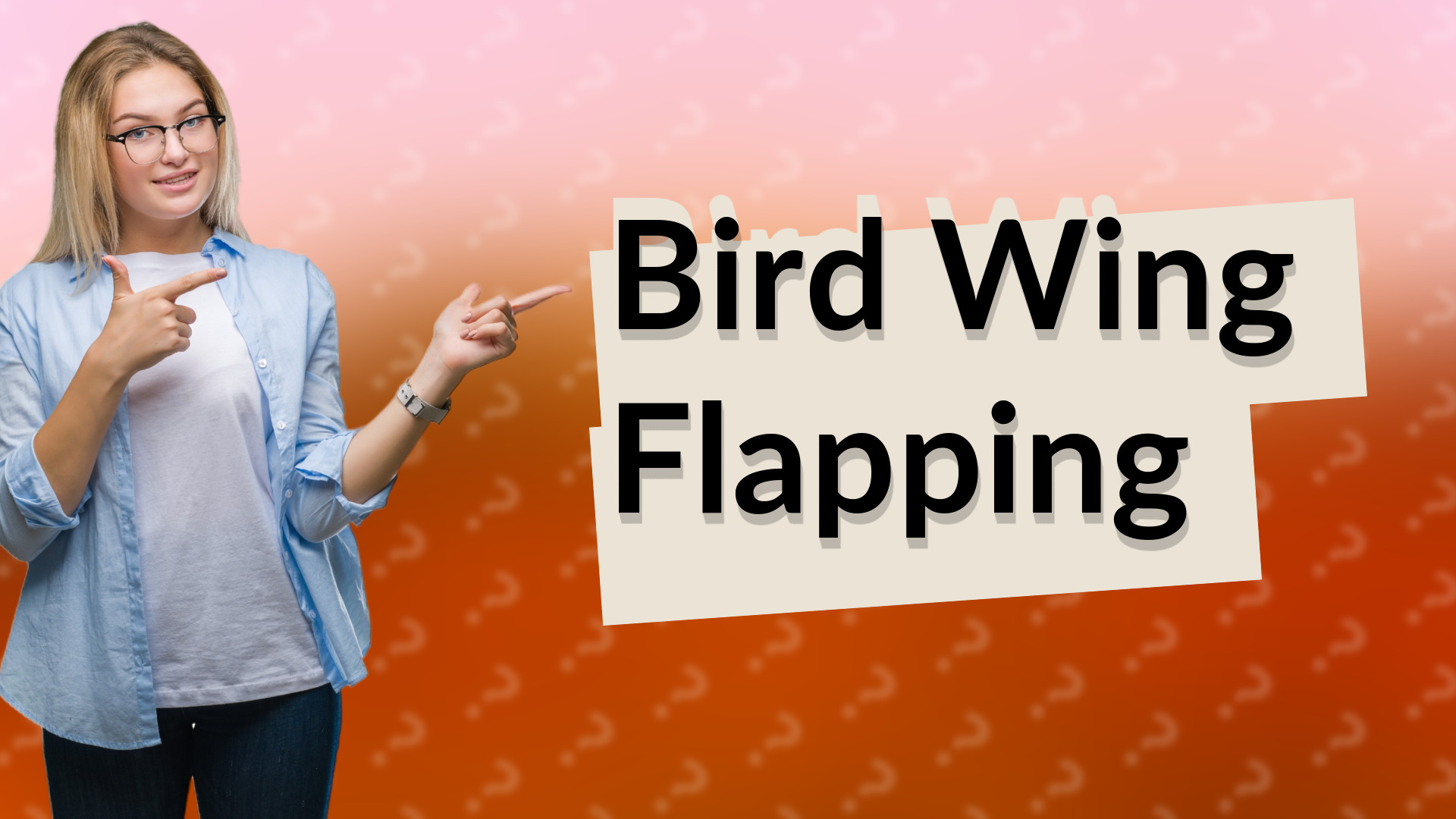 Bird Wing Flapping