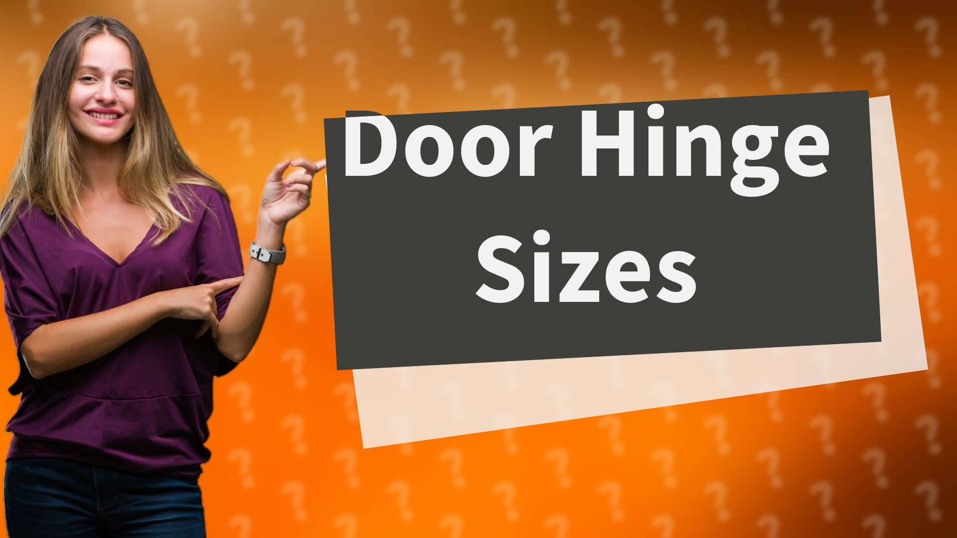Door Hinge Sizes