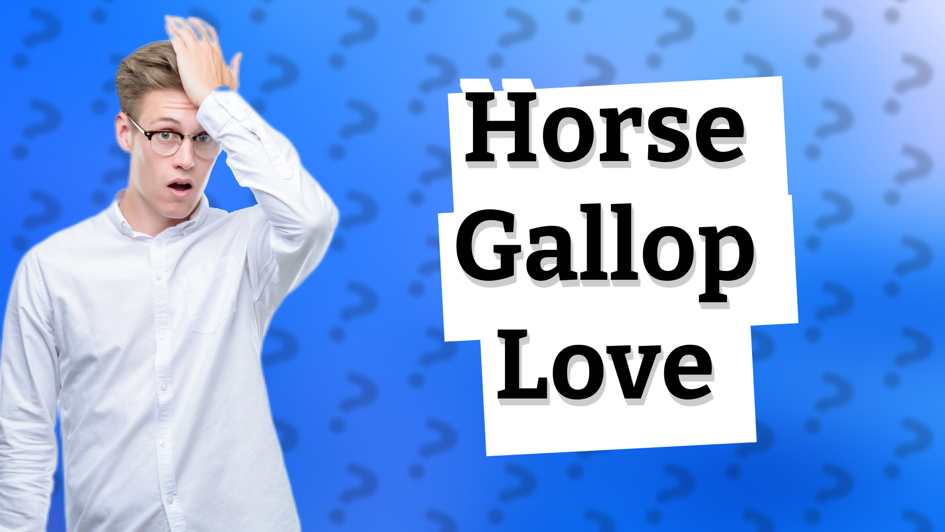 Horse Gallop Love