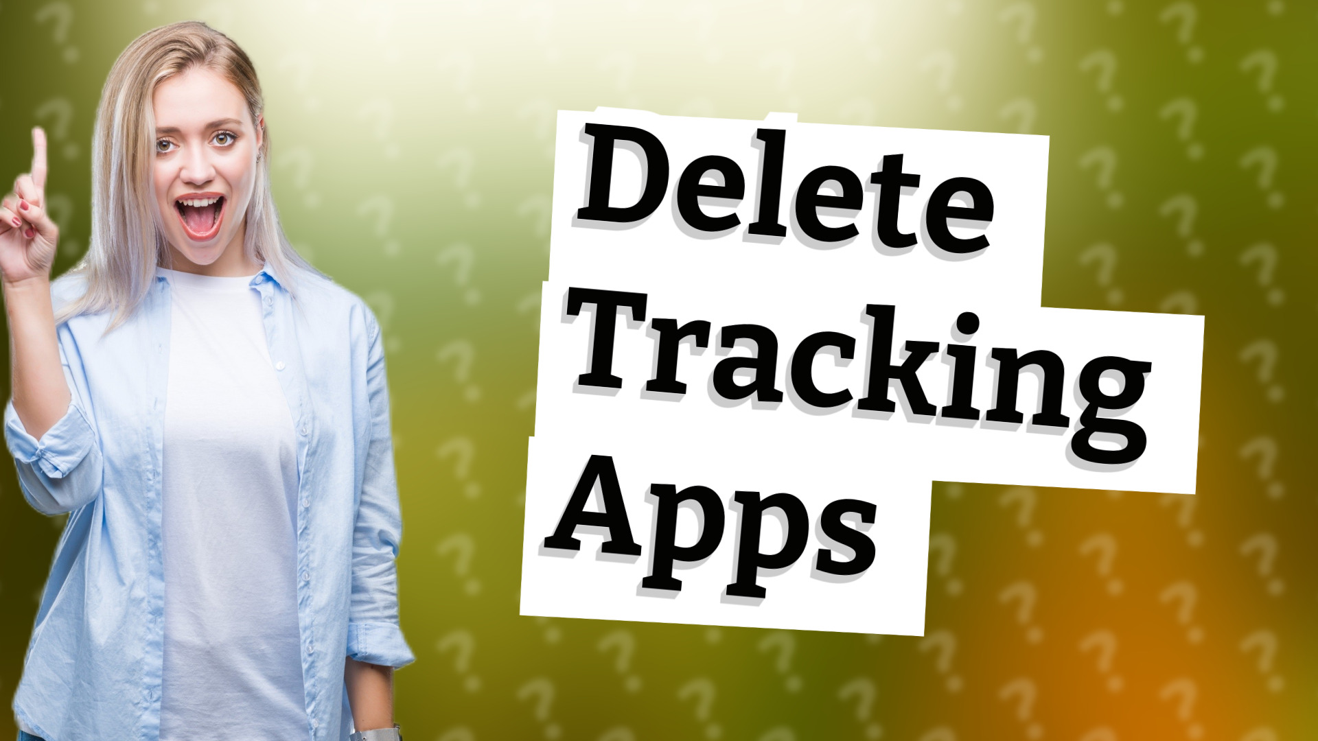 Delete Tracking Apps