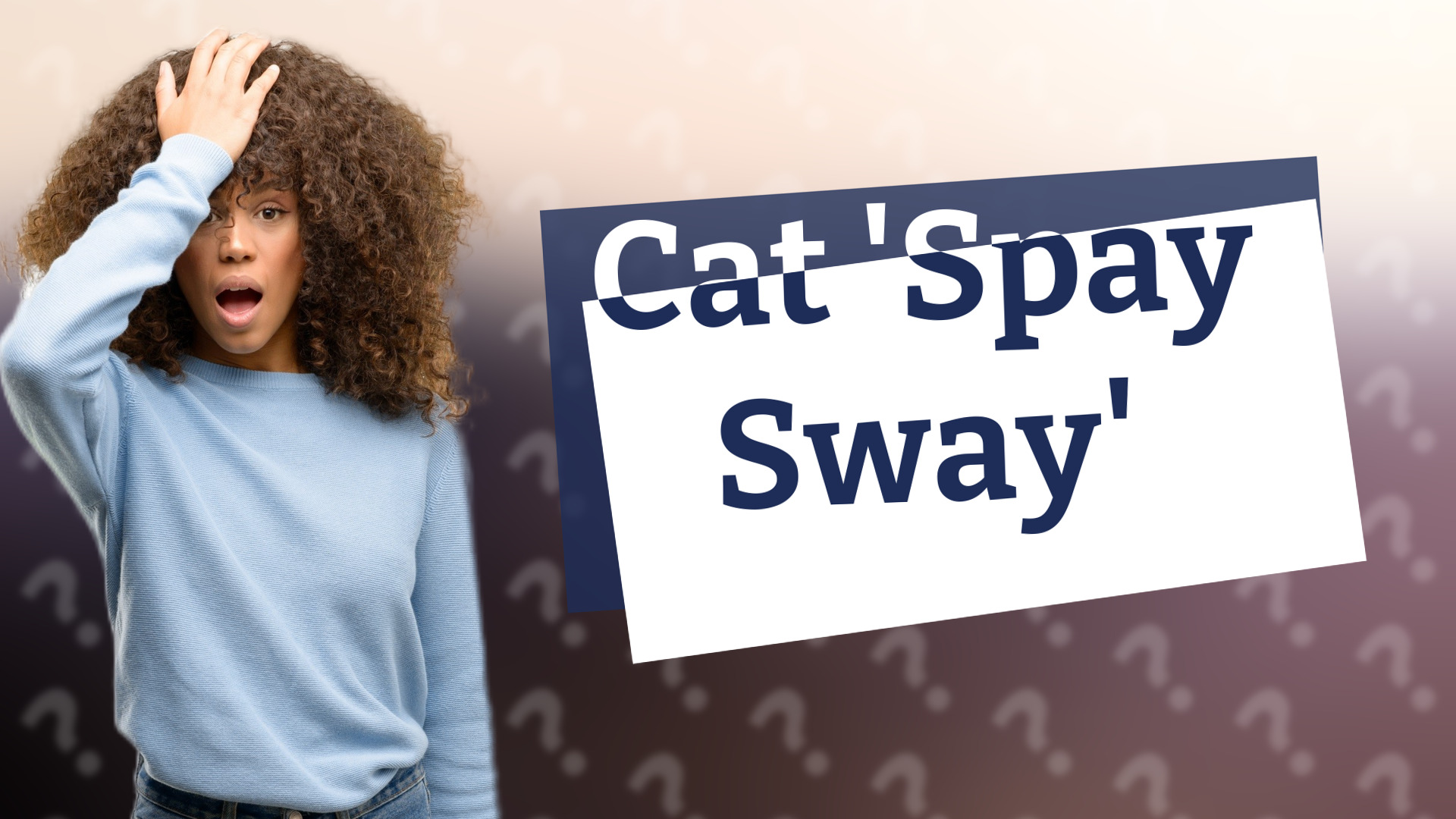 Cat 'Spay Sway'
