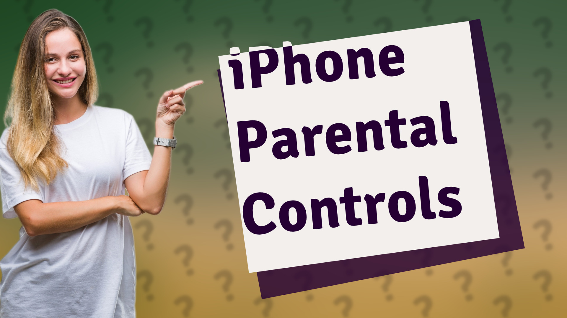 iPhone Parental Controls