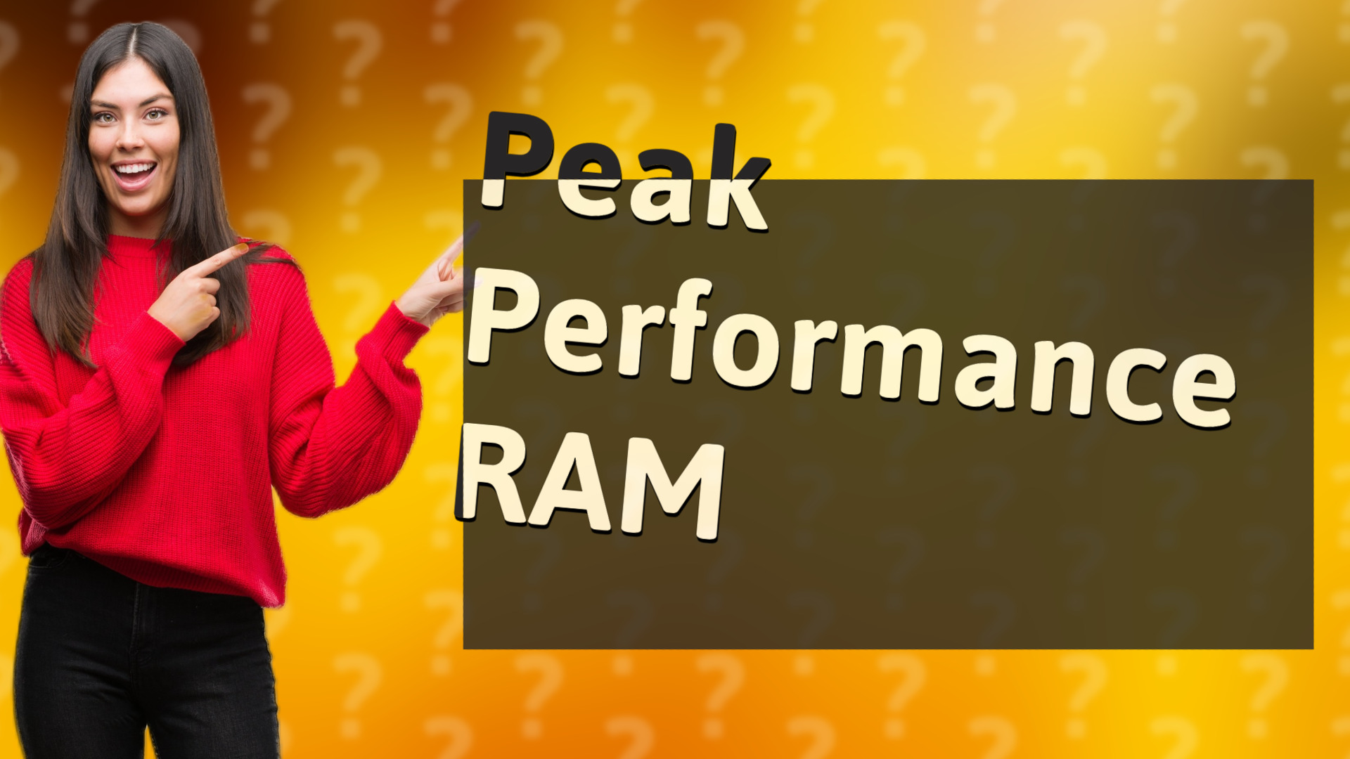 Peak Performance RAM