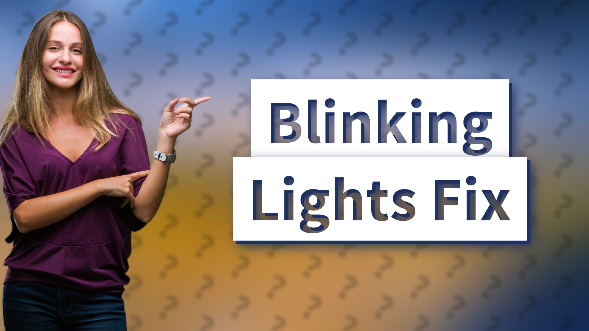 Blinking Lights Fix