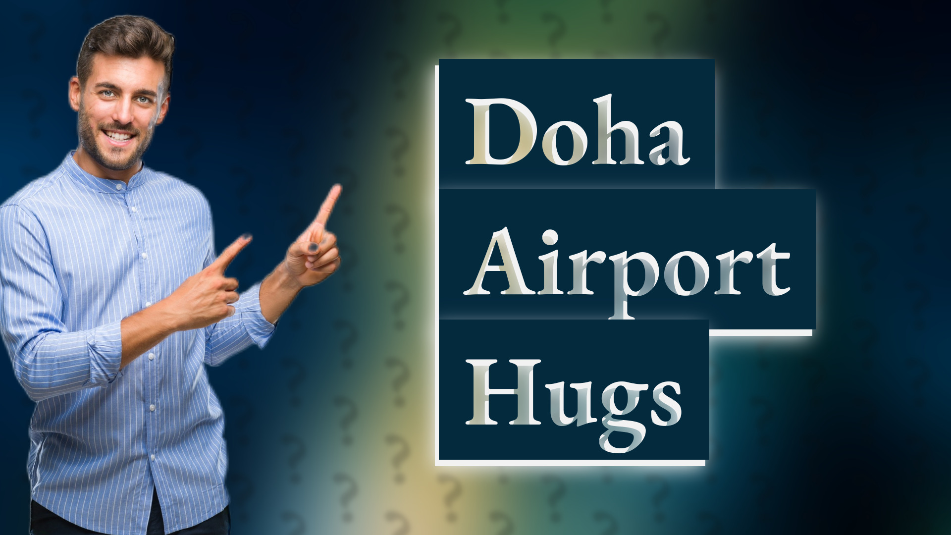 Doha Airport Hugs