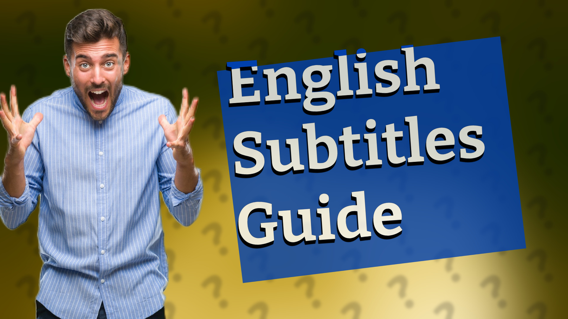 English Subtitles Guide