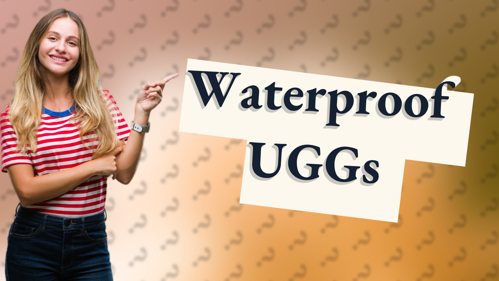 Waterproof UGGs