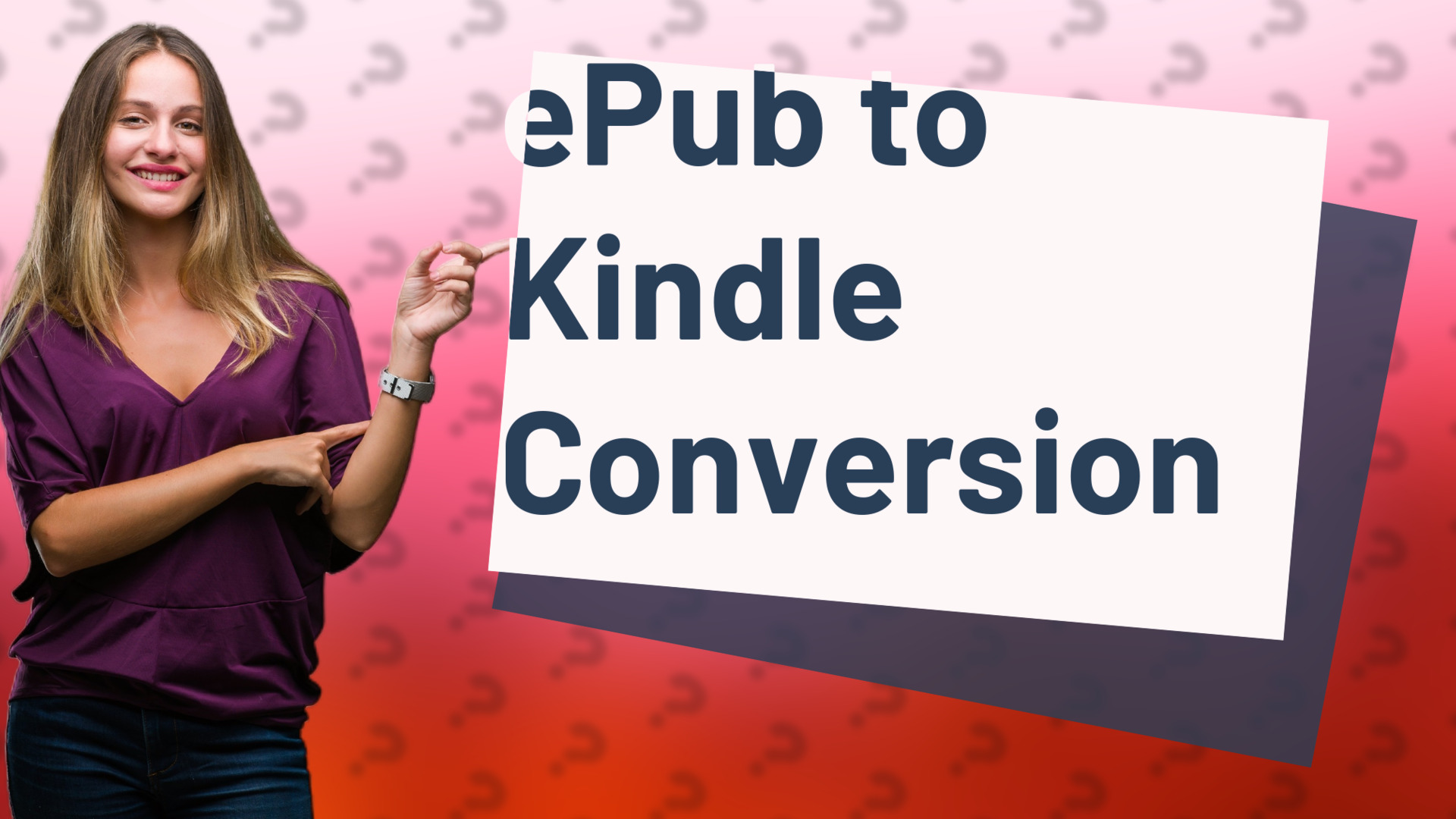 ePub to Kindle Conversion