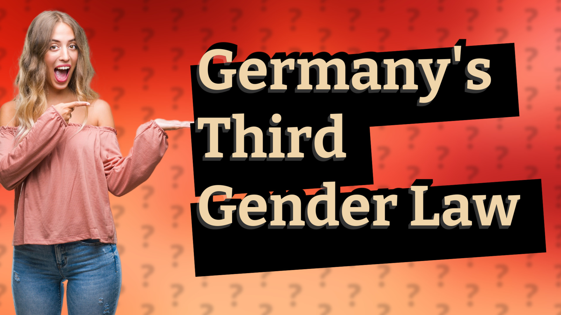 Germany's Third Gender Law