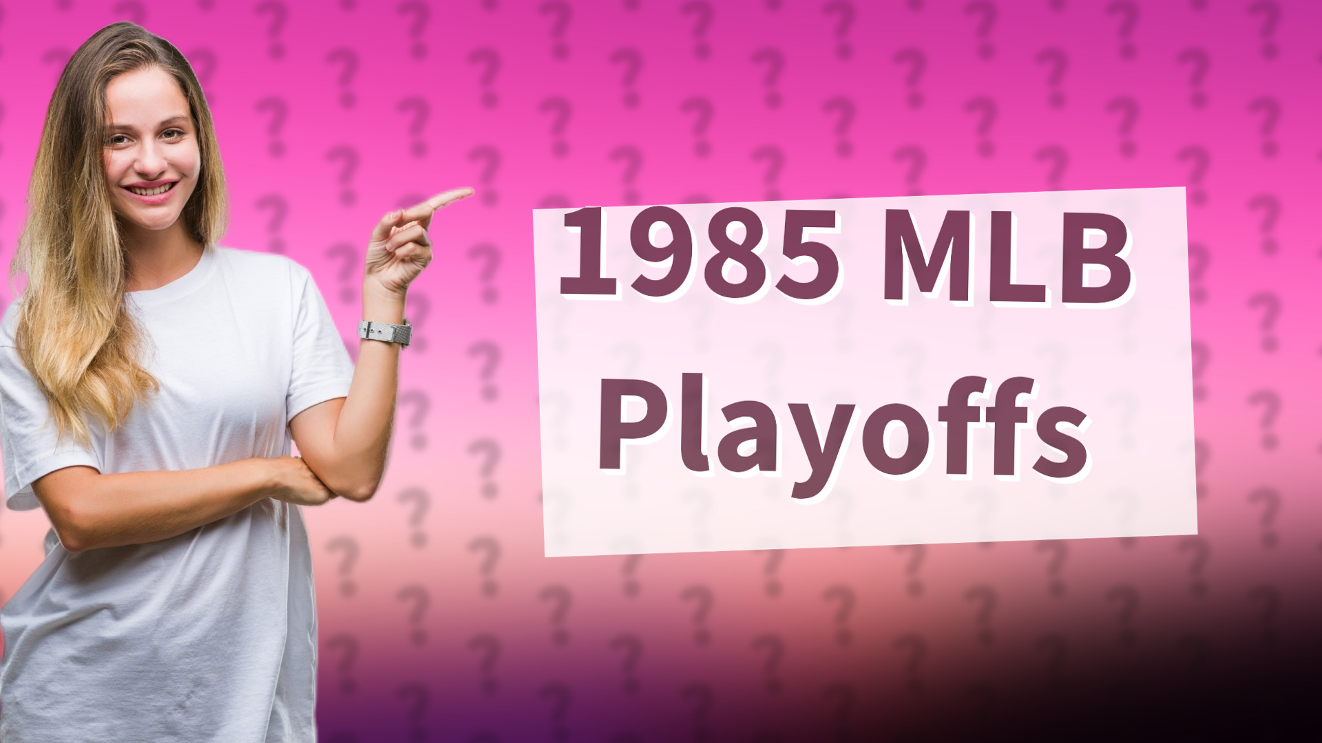 1985 MLB Playoffs