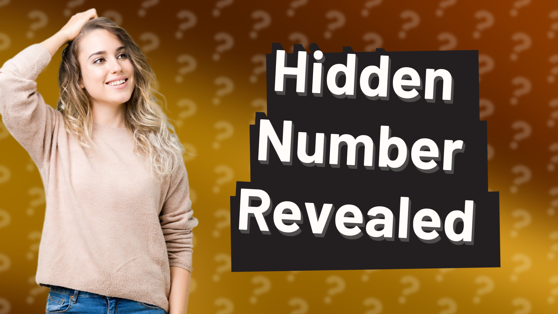 Hidden Number Revealed