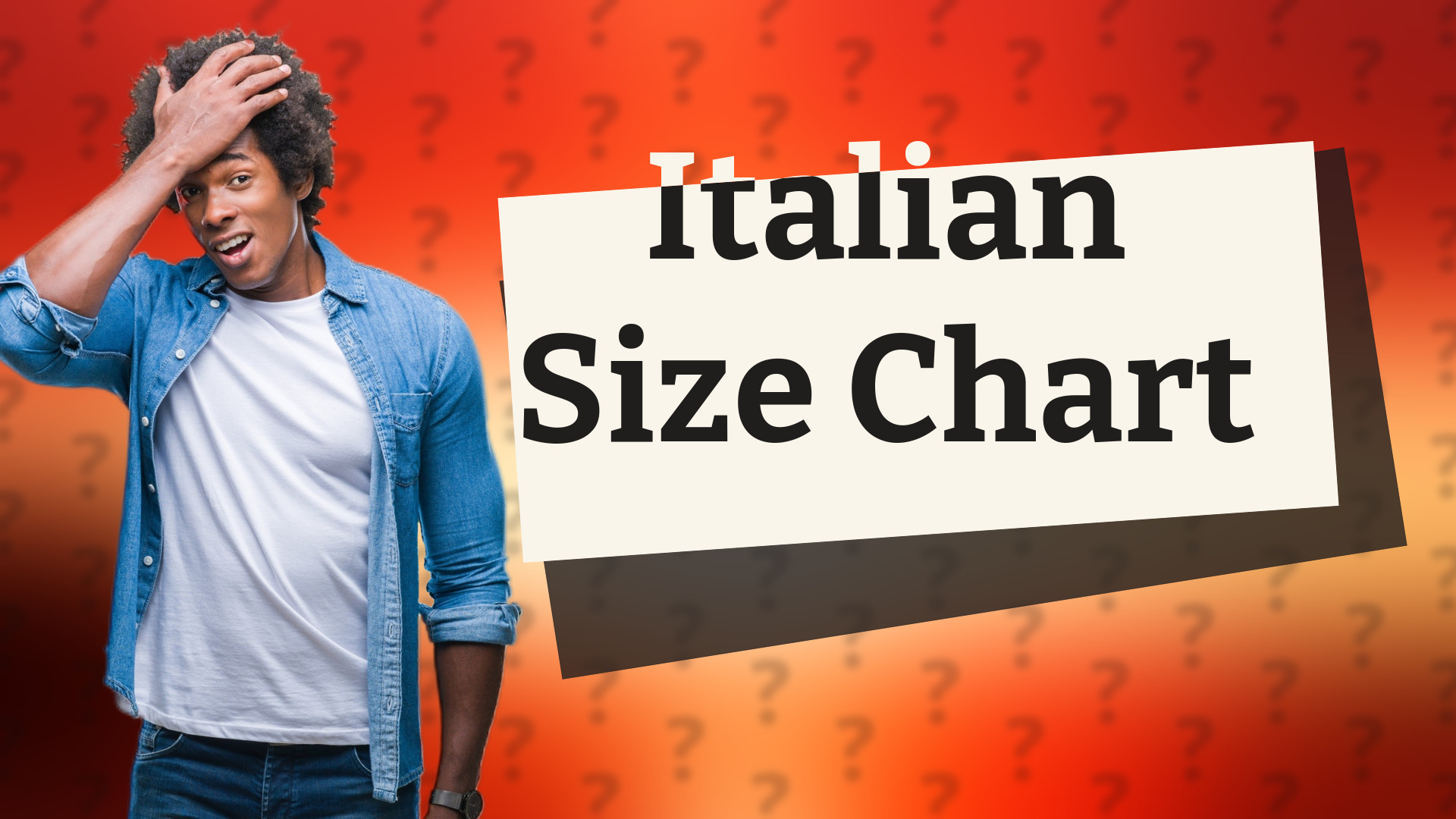 Italian Size Chart