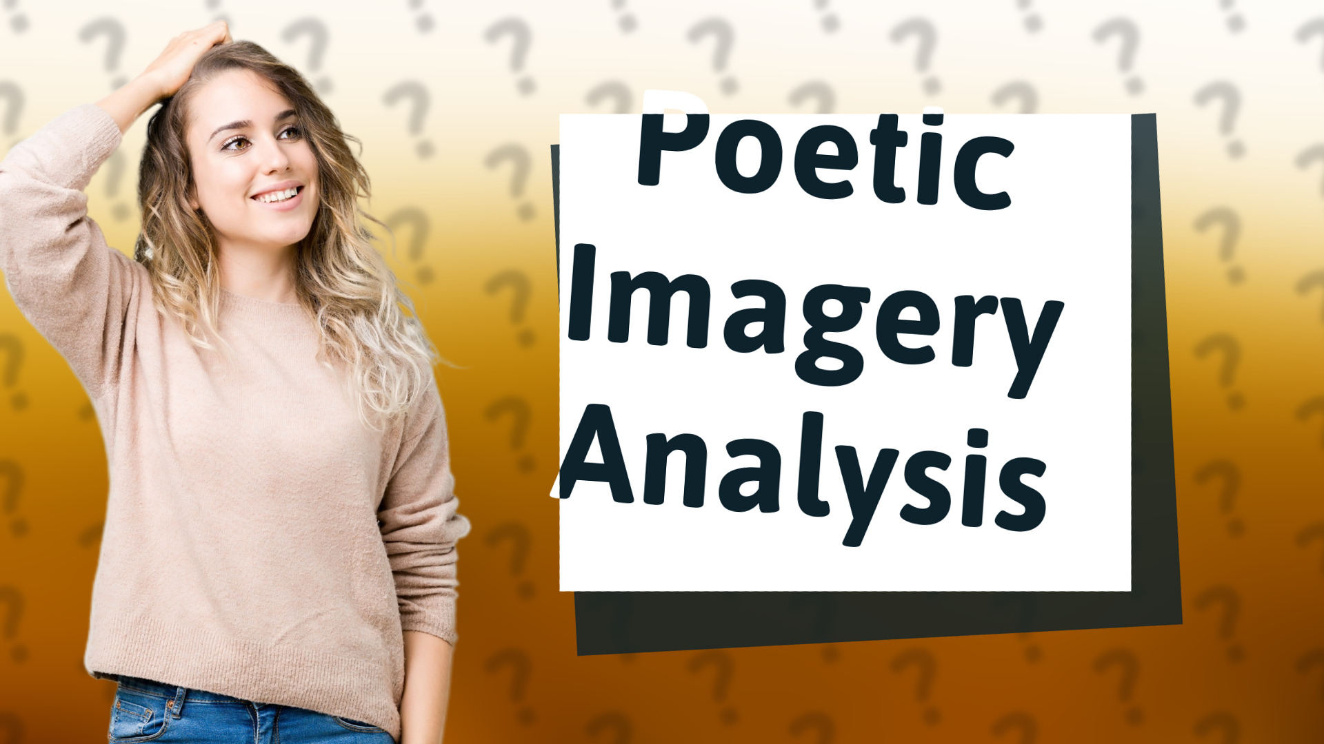 Poetic Imagery Analysis