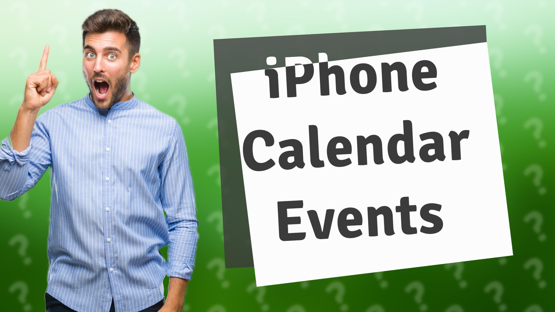 iPhone Calendar Events