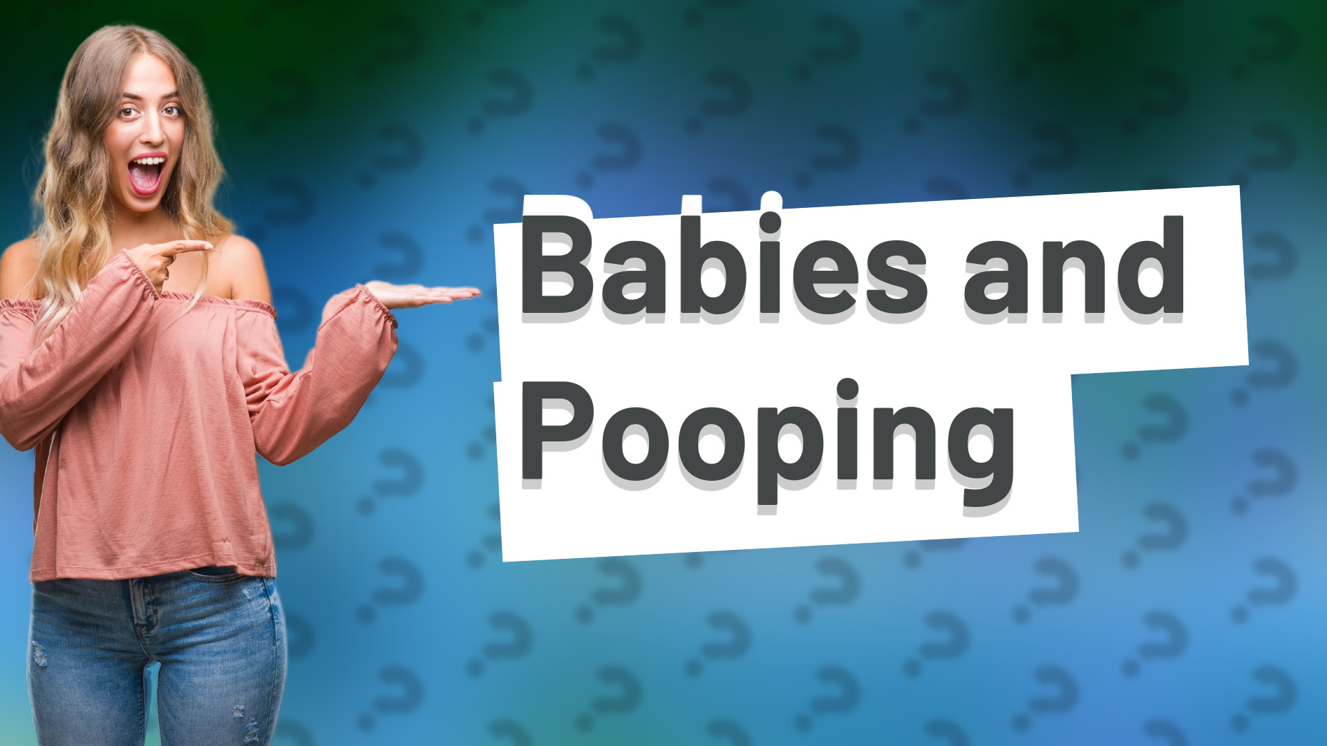 Babies and Pooping