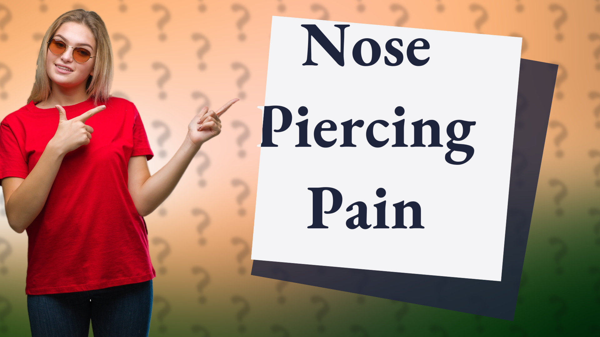 Nose Piercing Pain