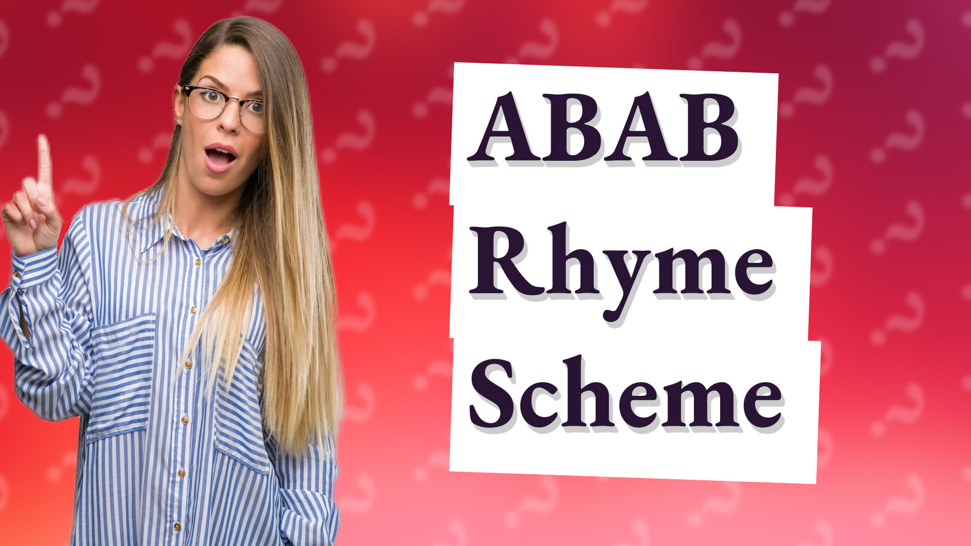ABAB Rhyme Scheme