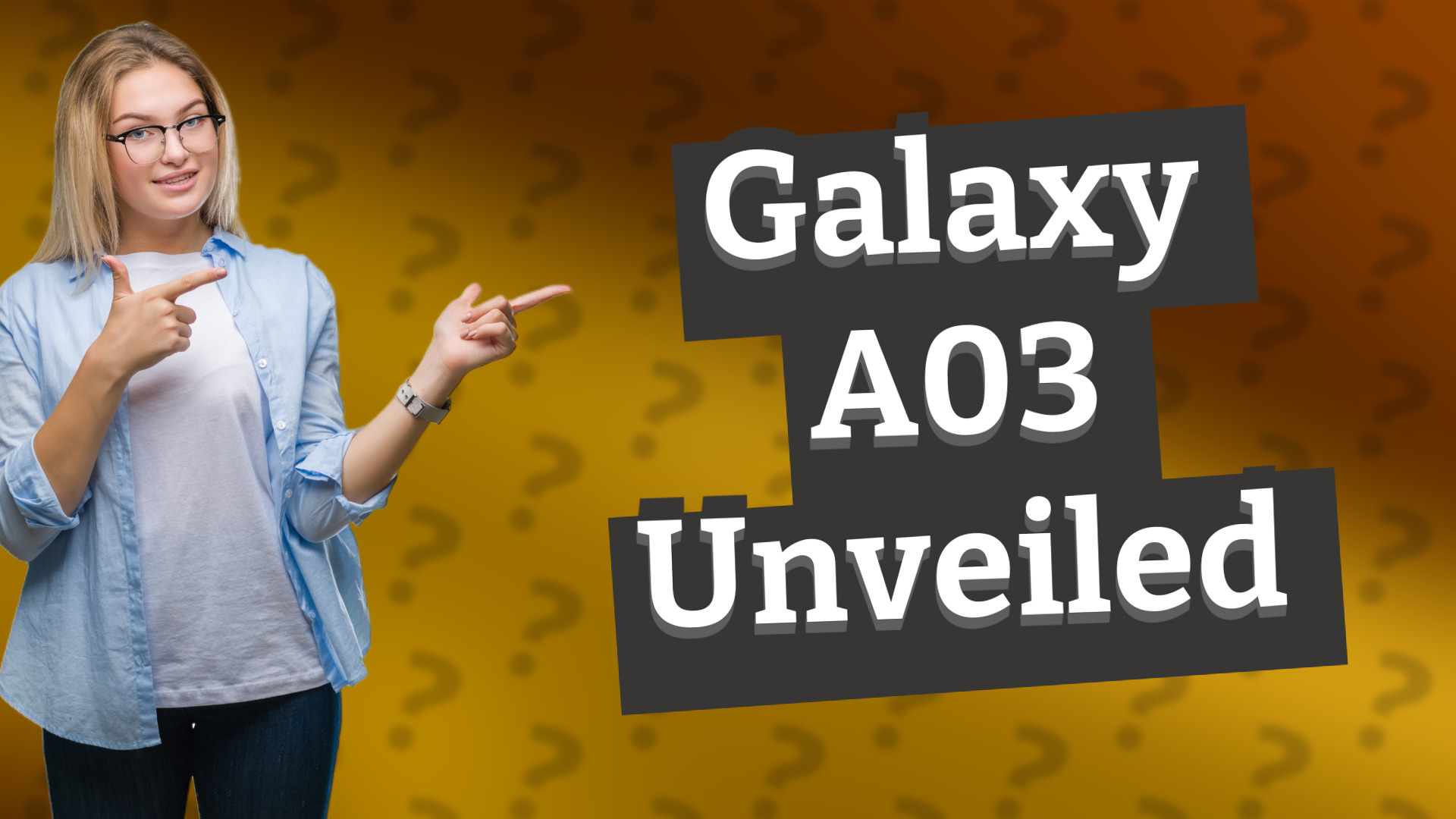 Galaxy A03 Unveiled