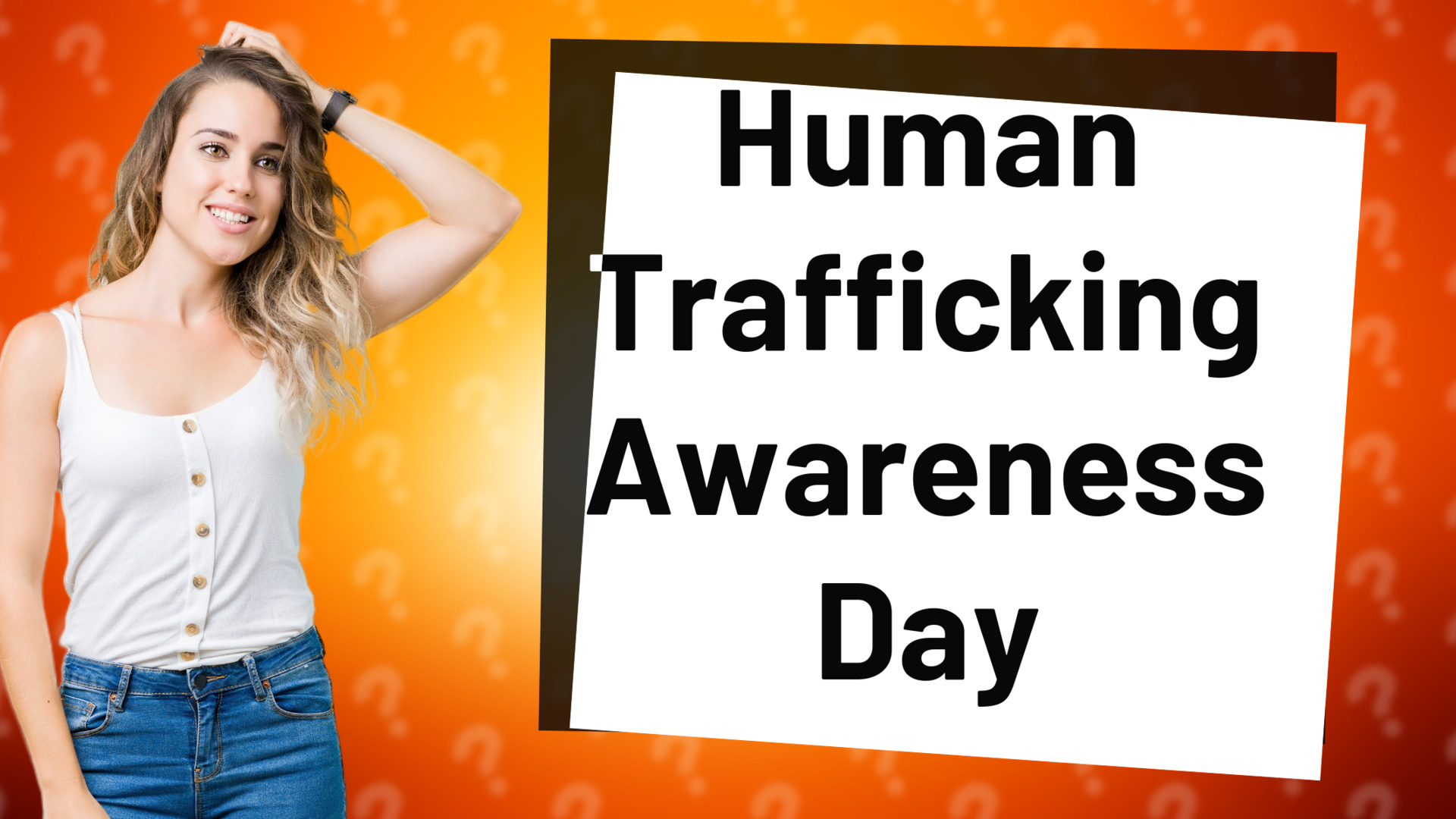 Human Trafficking Awareness Day