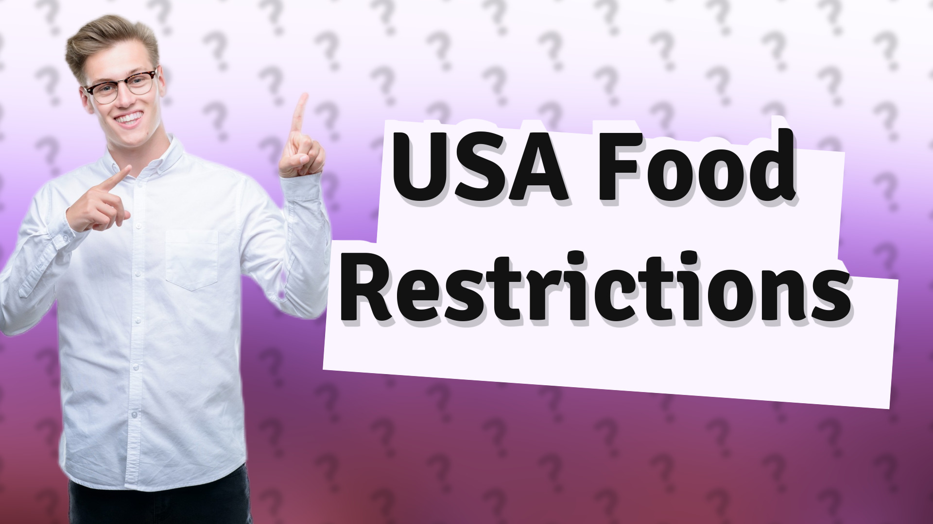 USA Food Restrictions