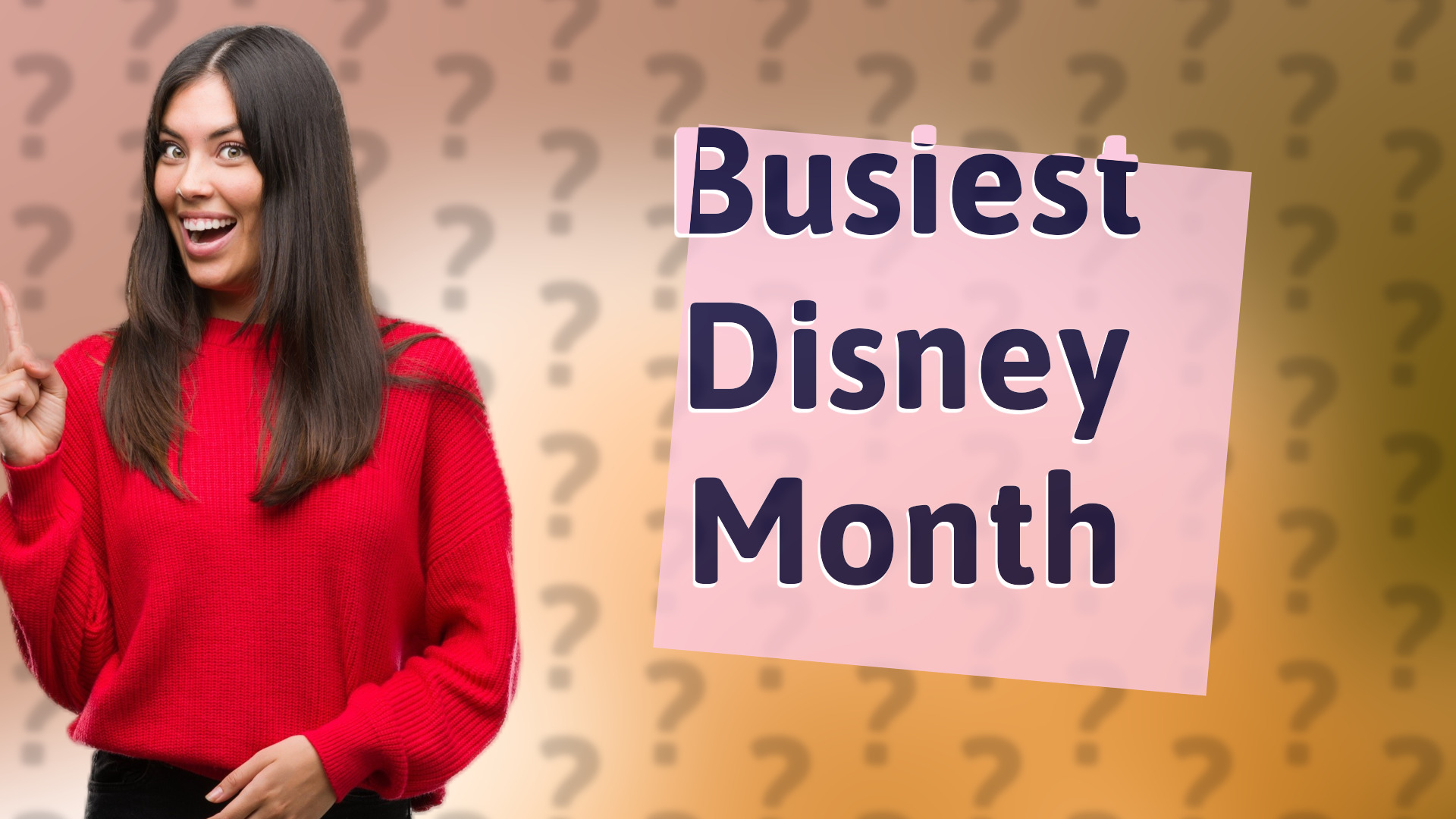 Busiest Disney Month