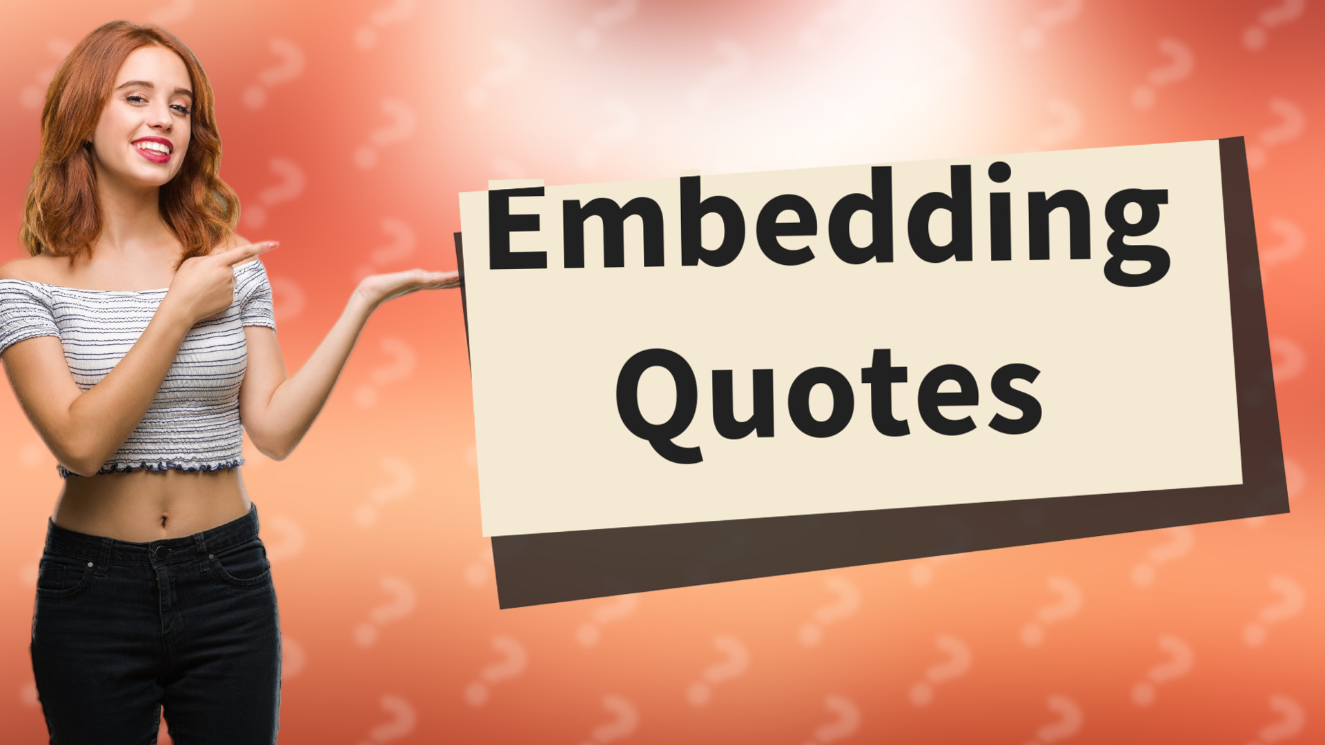 Embedding Quotes