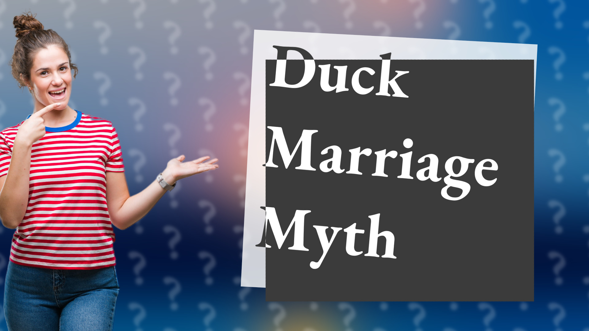 Duck Marriage Myth
